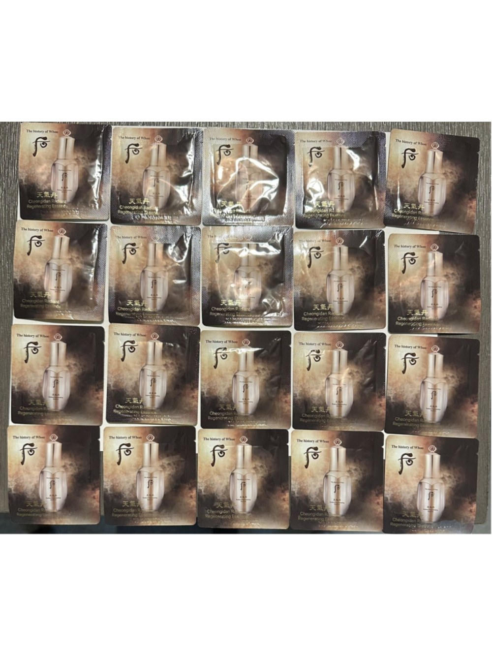 The History of Whoo Cheongidan Radiant Regenerating Essence 1ml x 40pcs K-Beauty